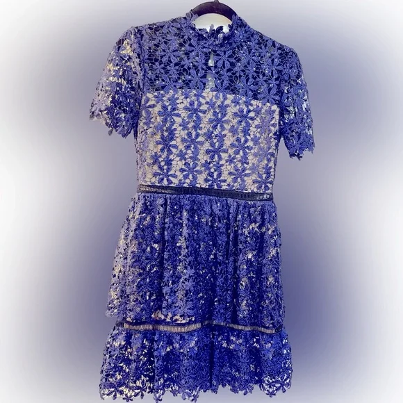 endless rose blue dress ENDLESS ROSE Gail Midi Dress – South Boutique main image 1